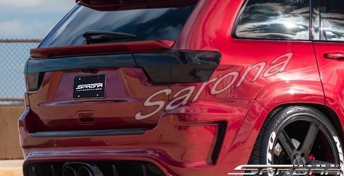 Custom Jeep Grand Cherokee  SUV/SAV/Crossover Trunk Wing (2014 - 2021) - $290.00 (Part #JP-017-TW)